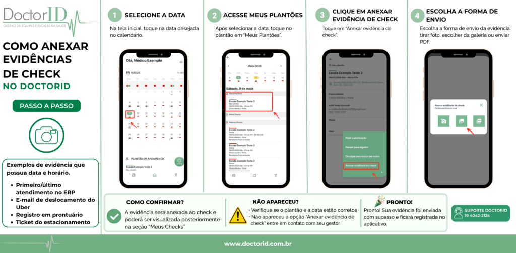 como anexar evidÊncias de check (2)