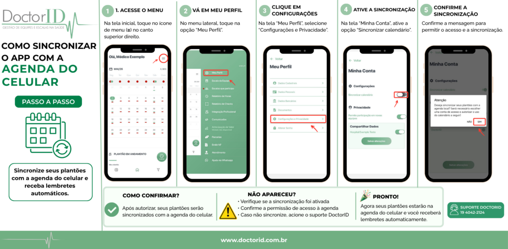 como sincronizar o app com a agenda do celular (1)