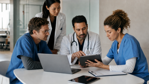 equipe médica conversando